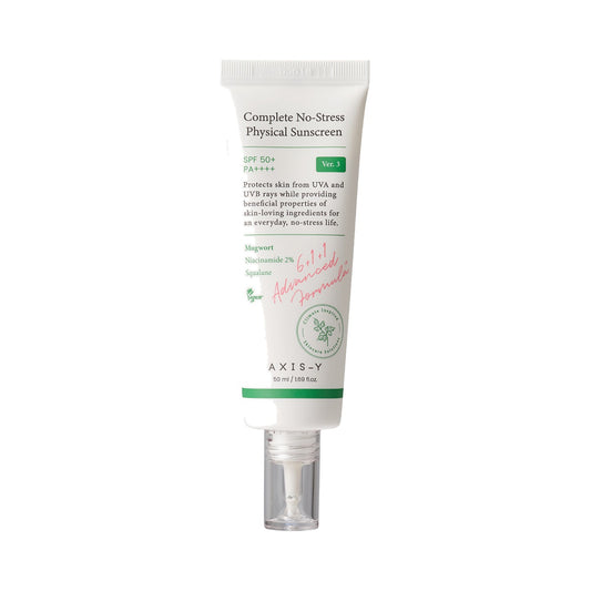 Axis-Y Complete No-Stress Physical Sunscreen V.3 SPF50+ PA++++ 50 mL