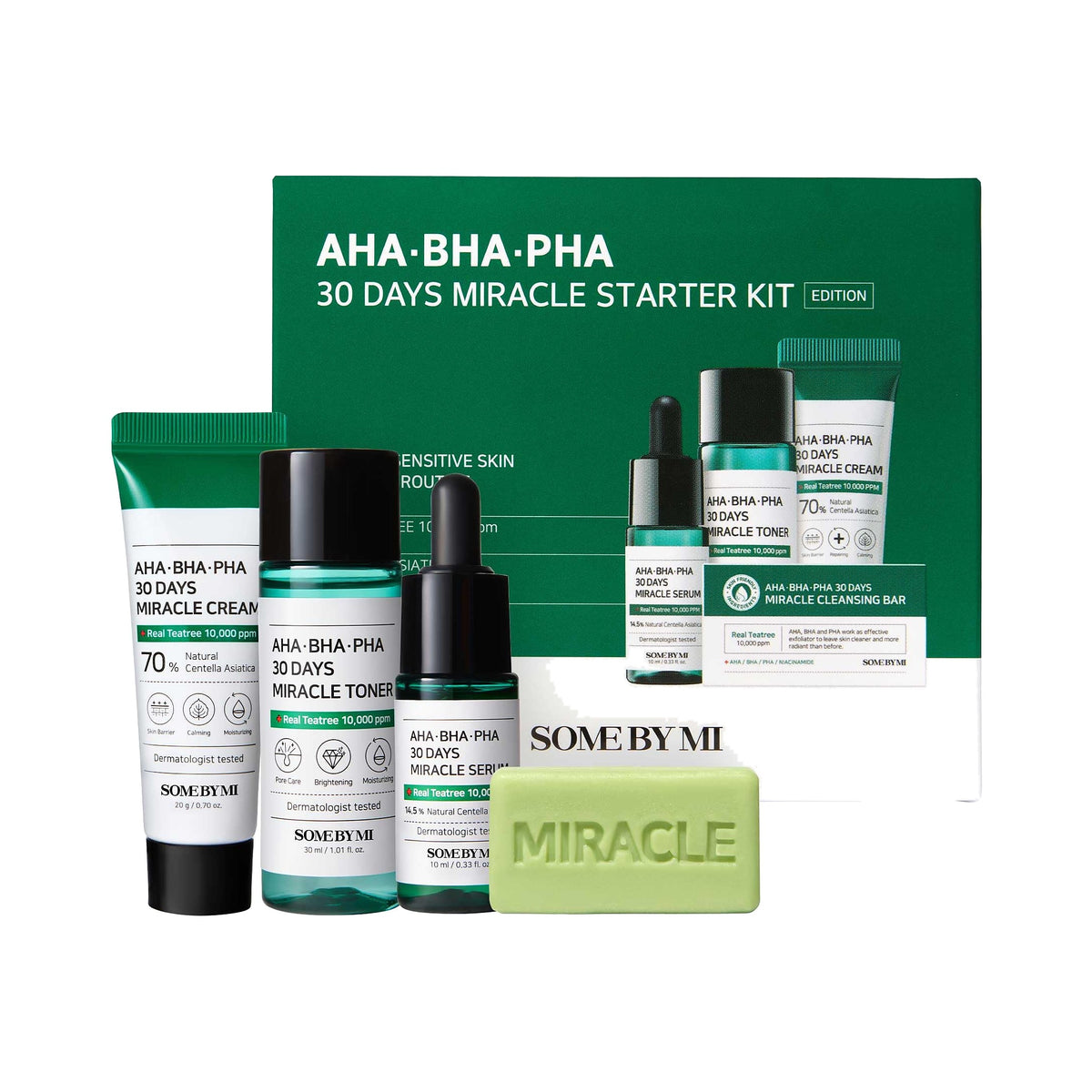 Some By Mi AHA BHA PHA 30 Days Miracle Starter Kit (4 Items)