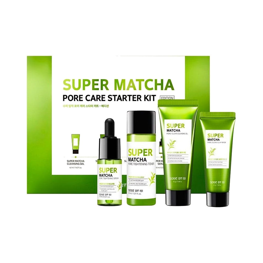 Some By Mi Super Matcha Pore Care Starter Kit (4 Items)