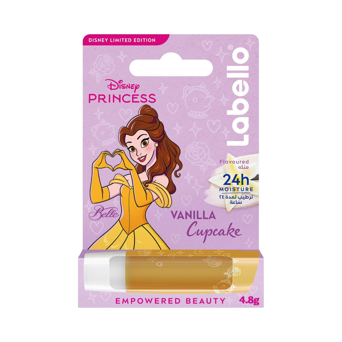 Labello Disney Princess Belle Vanilla Cupcake Lip Balm 4.8 g