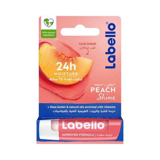 Labello Peach Shine Lip Balm 4.8 g