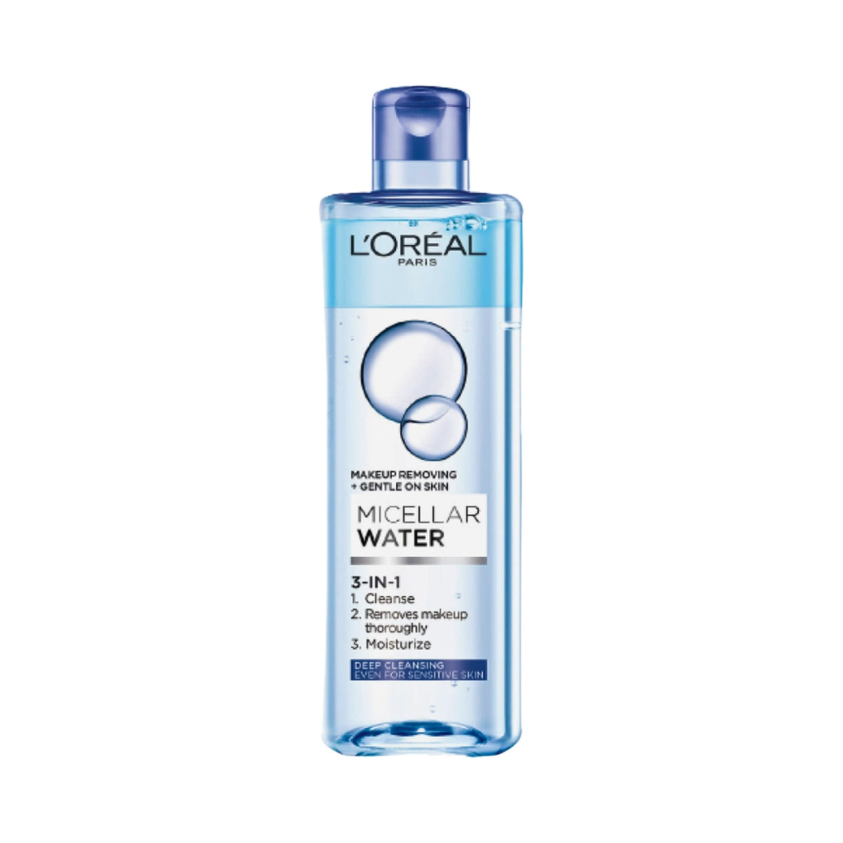 L'Oréal Paris Micellar Water 3-in-1 Deep Cleansing bottle