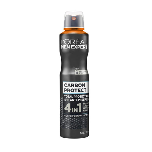 L'Oréal Paris Men Expert- Carbon Protect 4 in 1 Total Protection - Deodorant Spray - product photo