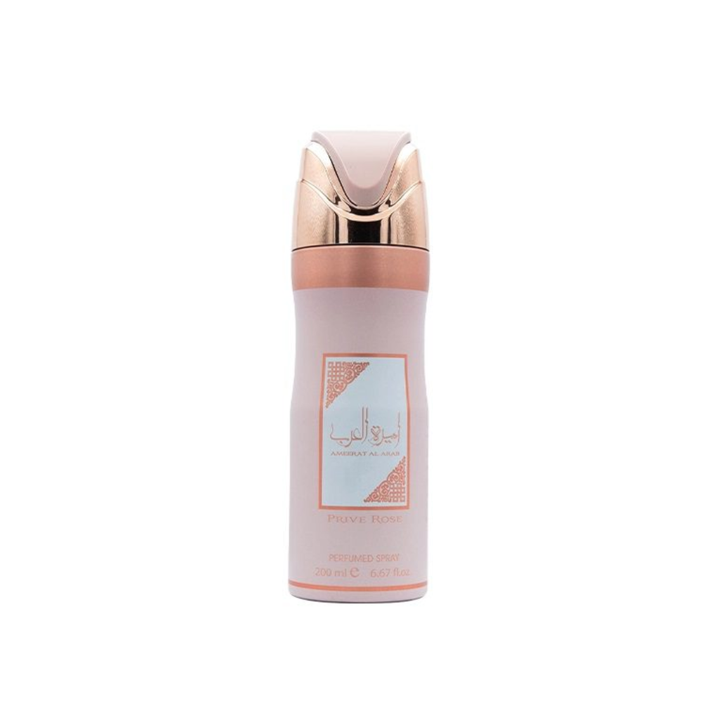 Lattafa Ameerat Al Arab Prive Rose Deodorant - 200 ML - For Women - Sam's Fragrances