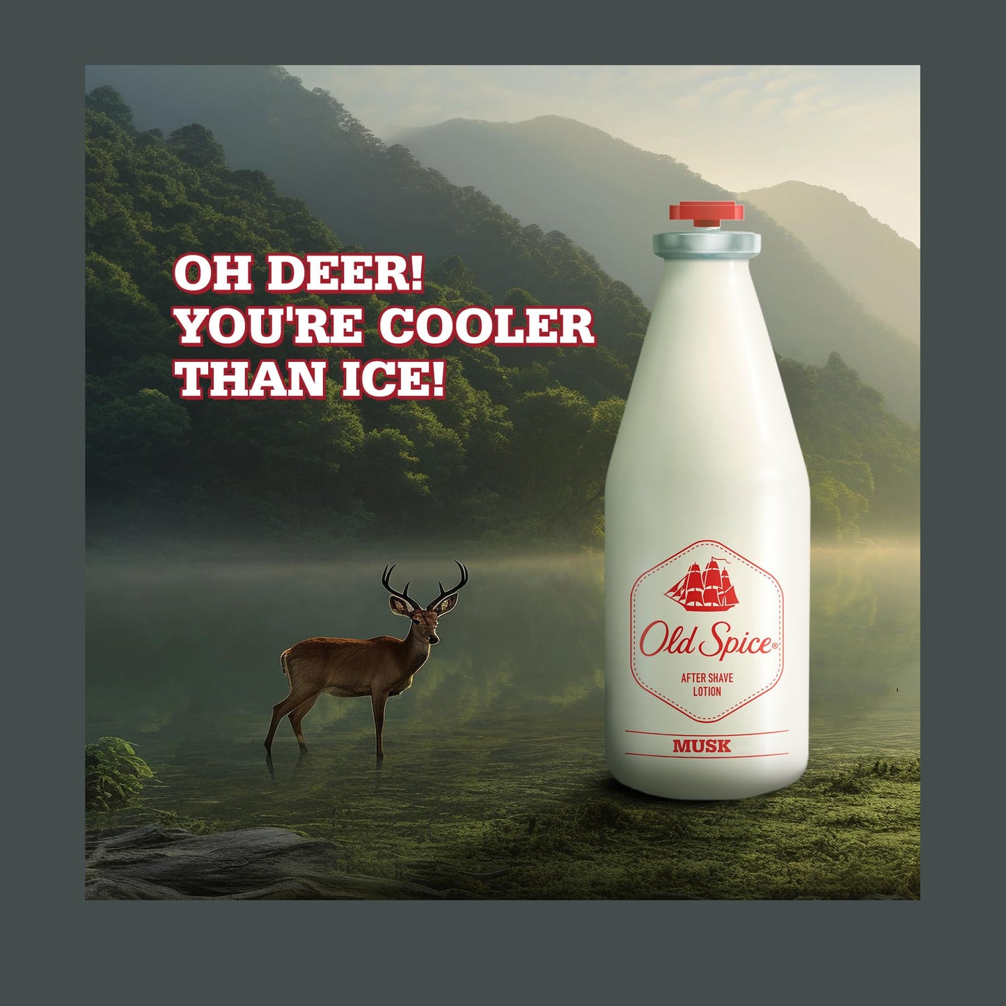 Old Spice After Shave Lotion Musk 100 mL – For Men