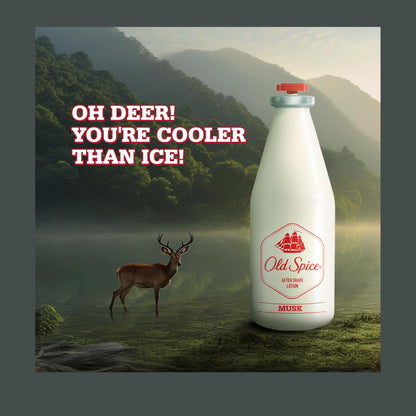 Old Spice After Shave Lotion Musk 100 mL – For Men