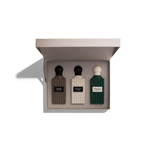 Ibrahim AlQurashi Diamond Grey Box Gift Set 3 x 75 mL (Unisex)