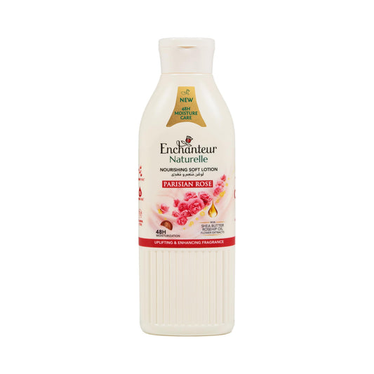 Enchanteur Naturelle Nourishing Soft Lotion Parisian Rose 250 mL