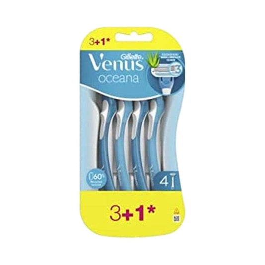 Gillette Venus Oceana Disposable Razors, 3+1 Pack