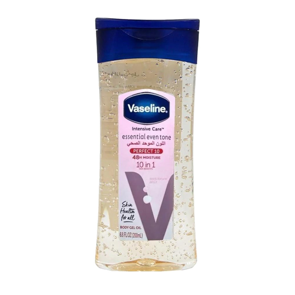 Vaseline Intensive Care Essential Even Tone Perfect 10 Body Gel Oil 200 mL - product photo