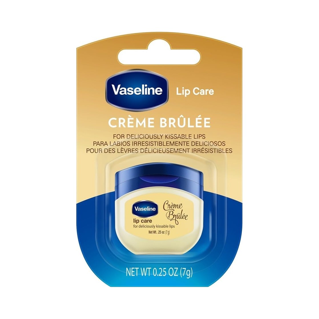 Vaseline Lip Care Crème Brûlée Mini Tin 7 g